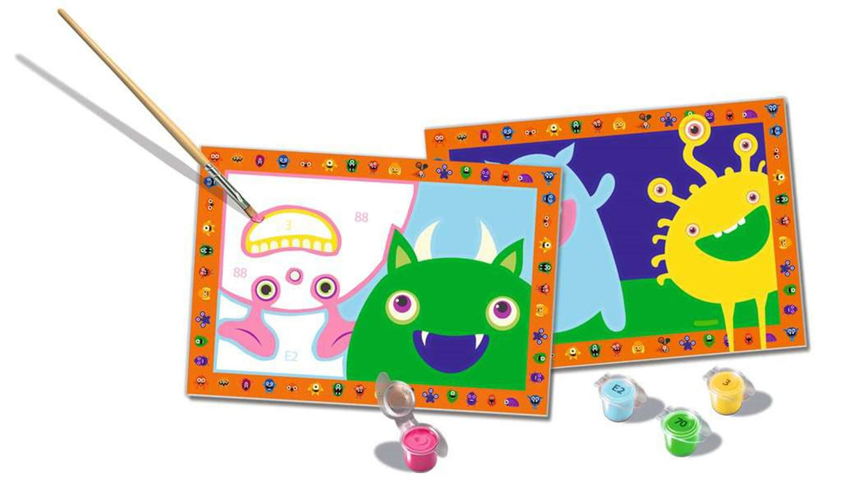 Ravensburger Creart Painting bei Number - Funny Monsters
