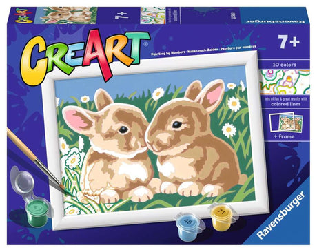 Ravensburger Creart Painting bei Number - Flauschige Kaninchen