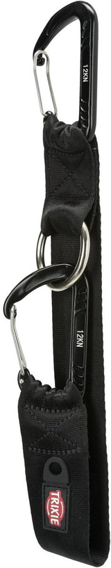 Trixie Universal-Autogürtelschlaufe mit Karabiner schwarz