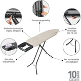 Brabantia Bügelbrett B grau 124x38cm