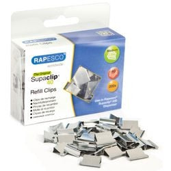 Büroklammer CP20040S Rapesco Silber 200 Stück