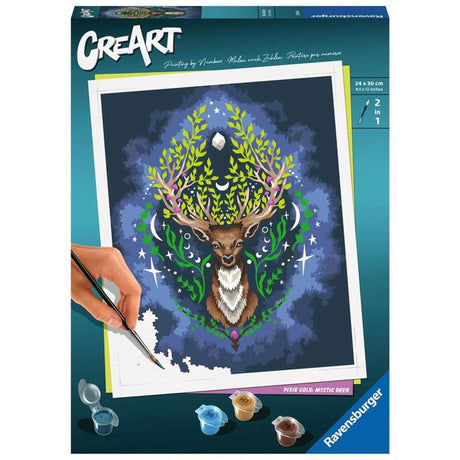 Ravensburger Creart Painting nach Nummer - Pixie Cold: Mystic Deer