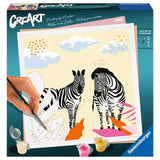 Gemälde nach Nummer - Zebra