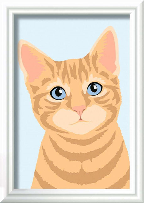 Ravensburger Creart Malen nach Zahlen, roter Kater