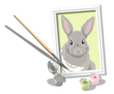 Ravensburger Creart Painting nach Nummer - graues Kaninchen