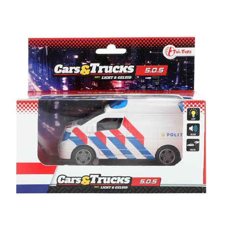 Toi-toys Toi Toys Polizeiwagen Reibung + Licht und Ton