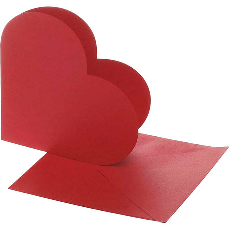 Kreativunternehmen https: www.cchobby.nl herzförmige-karten-größe-karte-12-5x12-5-cm-größe-umschlag-13-5x13-5-cm-rot-10-set-1-box