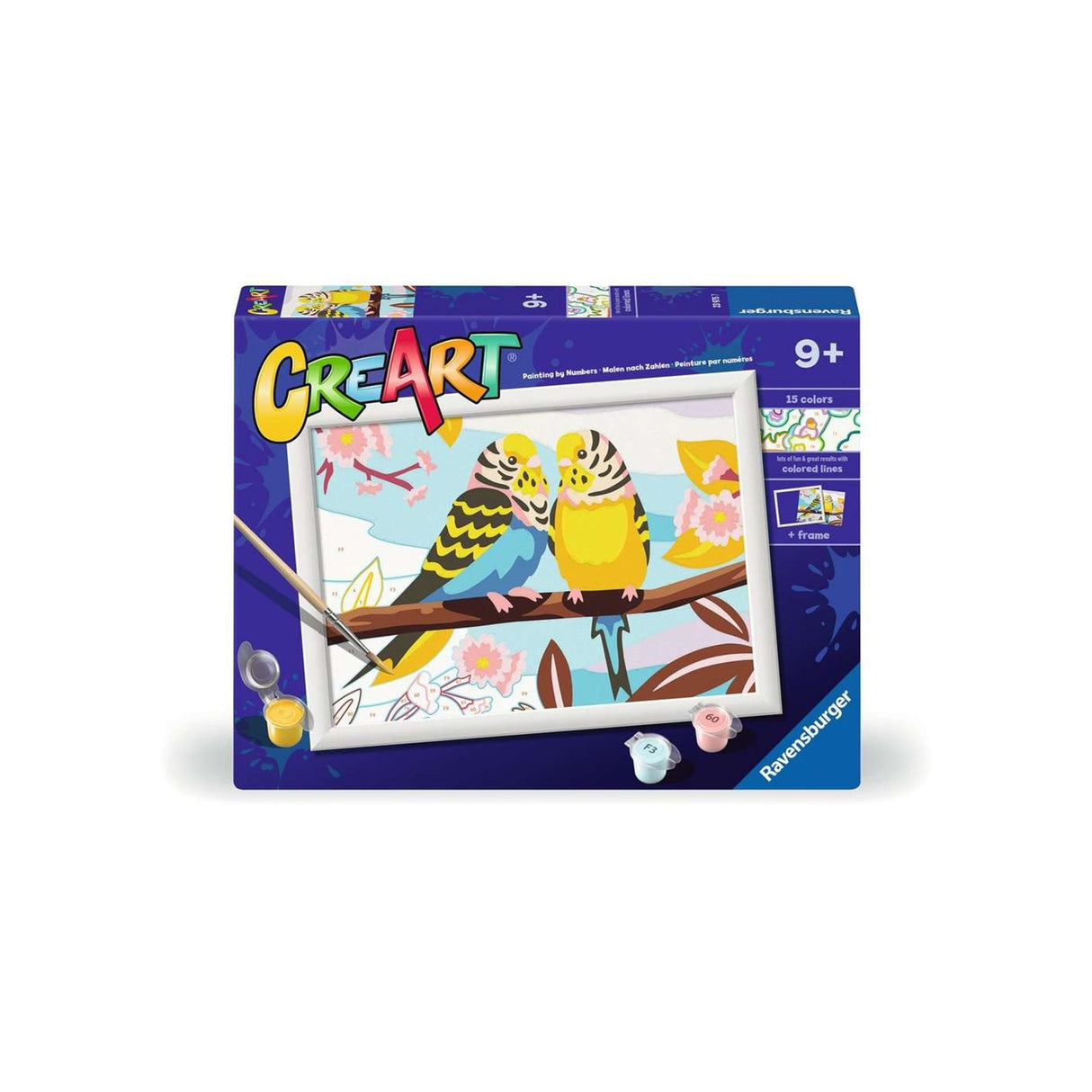 Ravensburger Creart Malen nach Zahlen – Papageien