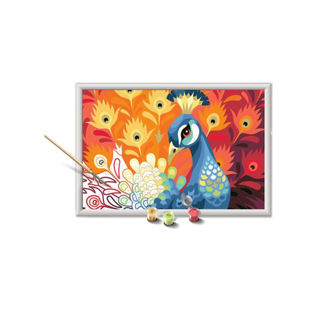 Ravensburger Creart Malen nach Zahlen – stolzer Pfau