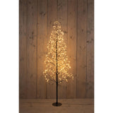 Anna's collection verlichte kerstboom 720led classic warm h150cm met flits functie, dimmer en timer ip44