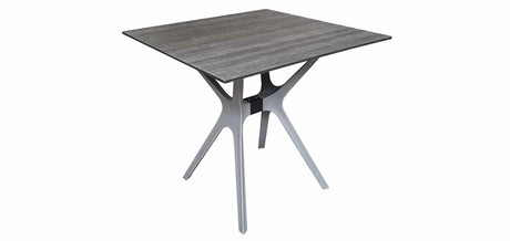 Sens Gartentisch Jaspis 80x80cm Kunststoff dunkelgrau