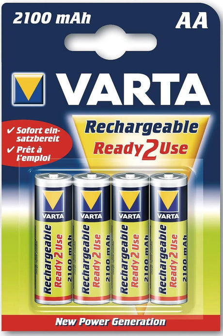 Varta Akku wiederaufladbar Mignon Power Akku 4er-sb 2100mah