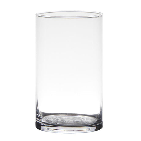No brand Vase Zylinder 15x9 cm Glas | 12 Stück