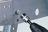 Wolfcraft dopsleutel-set | adapter | 50mm | 7 8 10 13mm | 1 set - 2413000