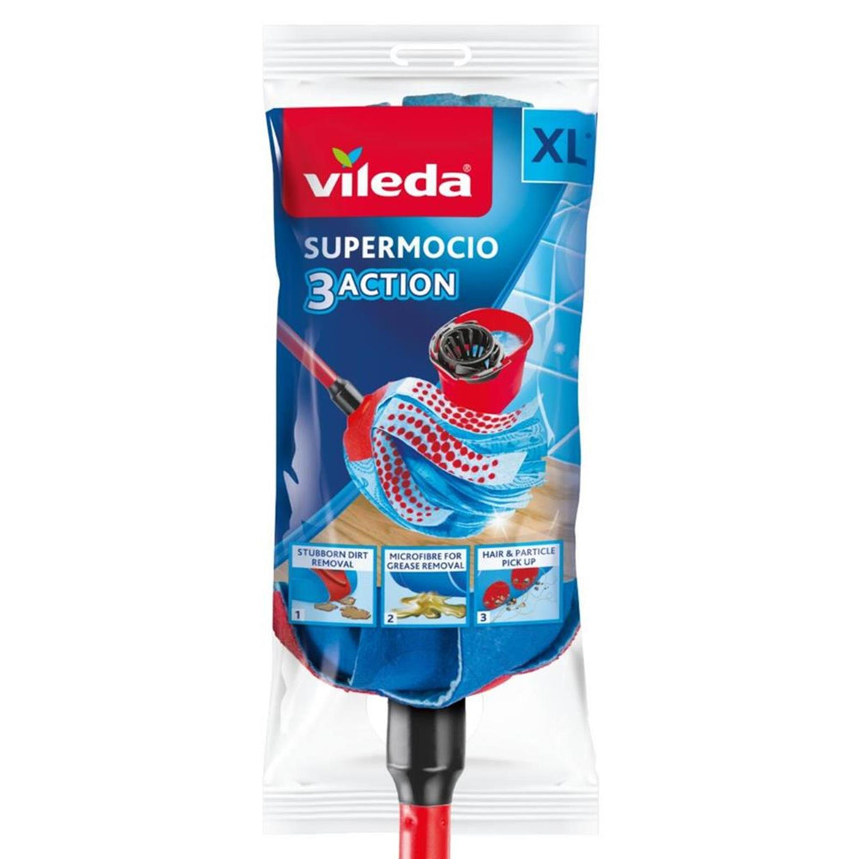 Vileda Supermocio Telesteel + Mopp
