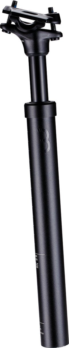 Bbb Cycling CandlePost Sattelstütze 27,2 mm – gefederte Sattelstütze, Rennrad und E-Bike zertifiziert – Länge: 350 mm – Sattelstütze Kerze mit Stoßdämpfung – schwarz – bsp-44