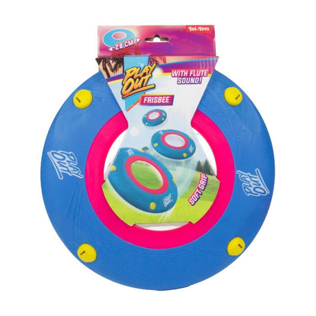 Toi-toys play out frisbee met geluid 27cm 3 assorti