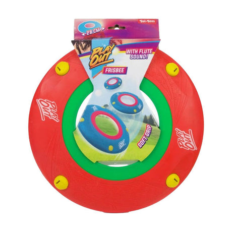 Toi-toys play out frisbee met geluid 27cm 3 assorti