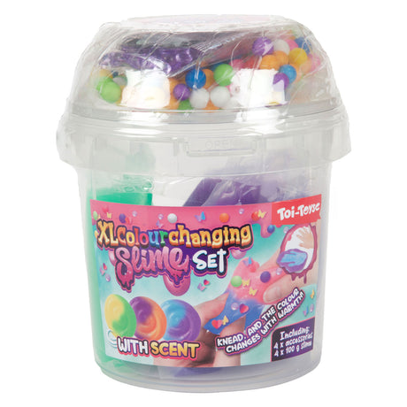Toi-toys Slime Slime Set XL mit Duft -Farbwechsel- +Zubehör 3sort