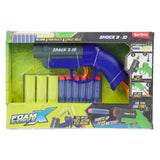 Toi-toys foam strikex pistool -shot s-10- met hulzen 2ass