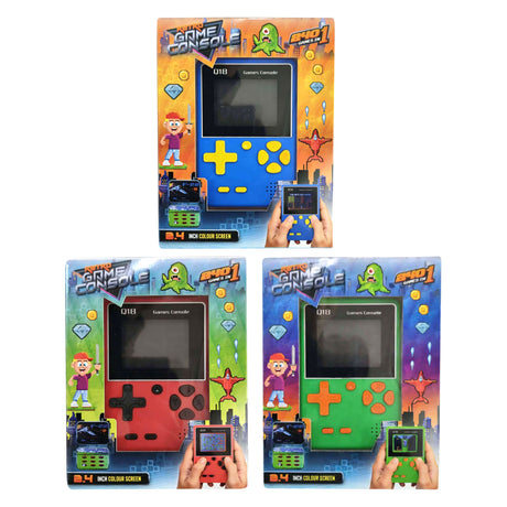 Toi-toys fun retro game computer met kleurenscherm - 240 spellen