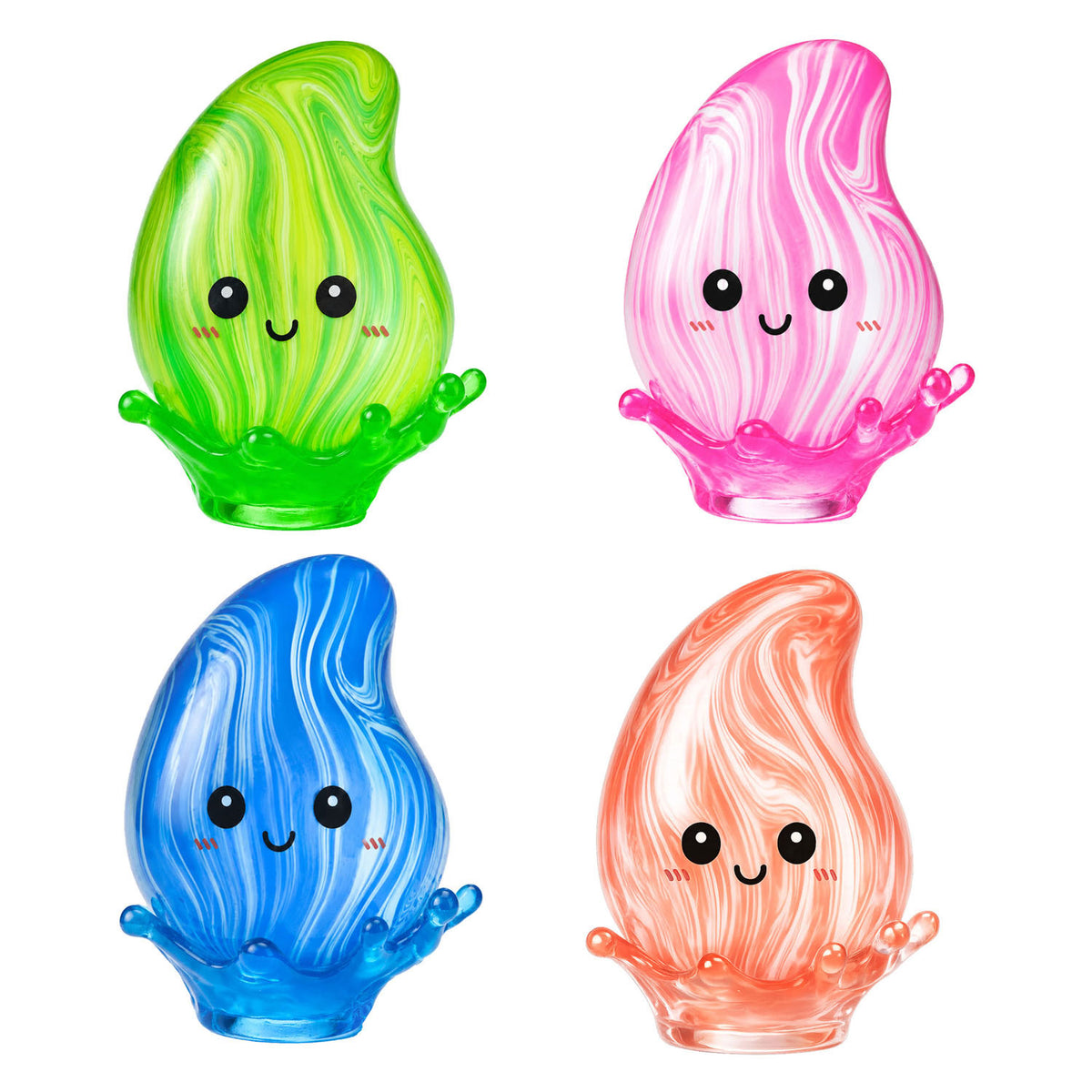 Toi-toys squishdough knijpwaterdruppel sugarglitter - 140gr