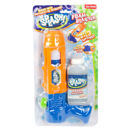 Toi-toys splash schuimpistool 24cm + 120ml schuim 2 assorti
