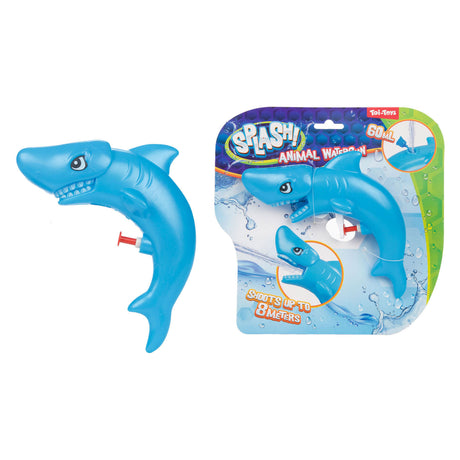 Toi-toys splash waterpistool dier met bewegende bek