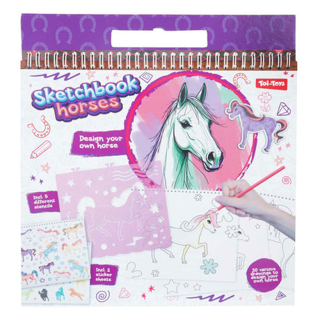 Toi-toys gestaltet Ihr eigenes Pony-Skizzenbuch