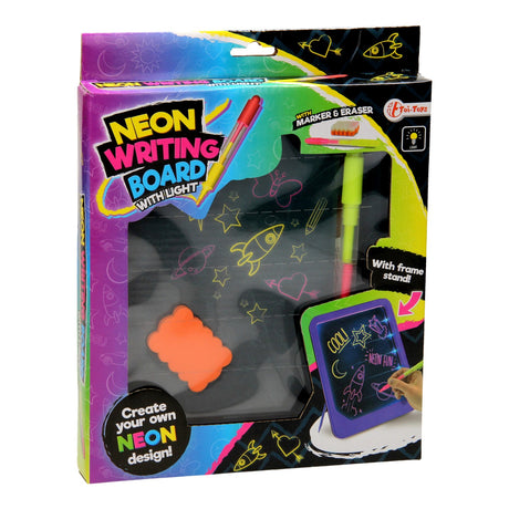 Toi-toys Zeichenbrett Neon Glow mit Marker und Schwamm
