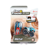 Vehicool Cars Trucks schießt Mini-Monstertrucks