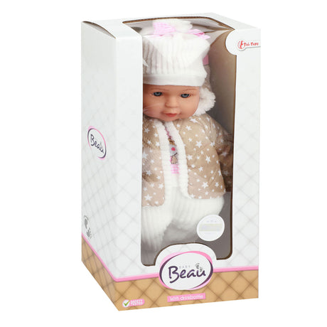 Toi-Toys schöne Baby Babypop Winterkleidung und Flasche
