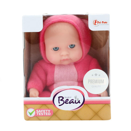 Toi-toys Babypuppe mit Kleidungsset 14 cm hellrosa
