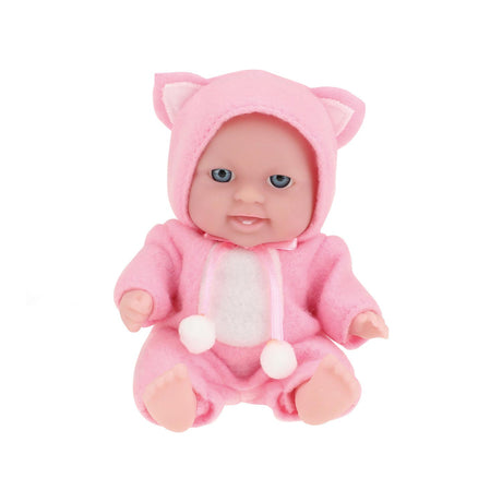 Toi-toys Babypuppe mit Kleidungsset 14 cm hellrosa