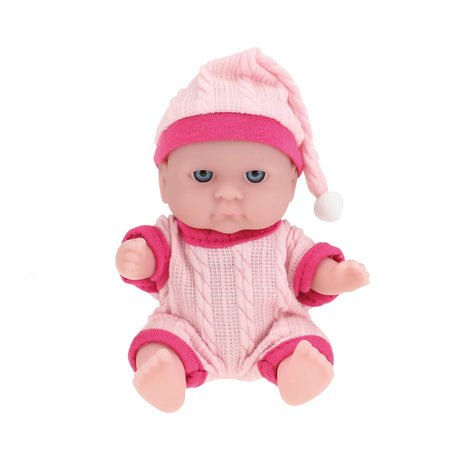 Toi-toys Babypuppe mit Kleidungsset 14 cm hellrosa