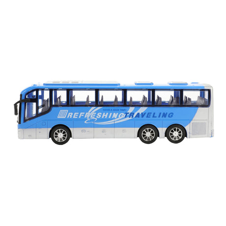 Vehicool Autos LKW Reisebus blaue Reibung – 32 cm