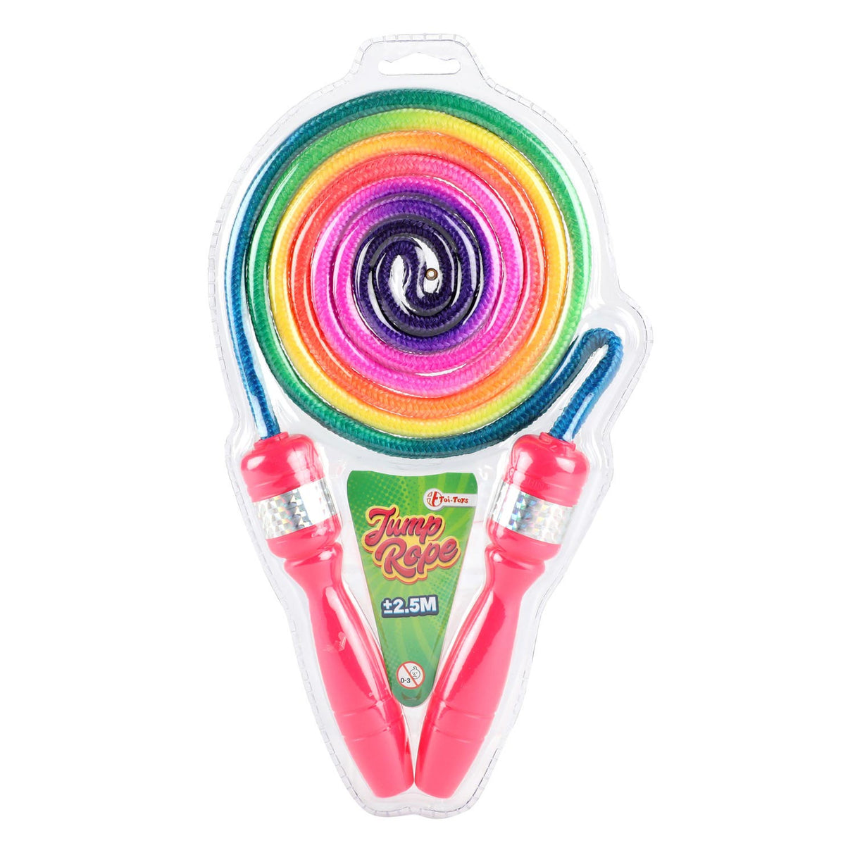 Toi-Toys Springseil mit Regenbogenfarben