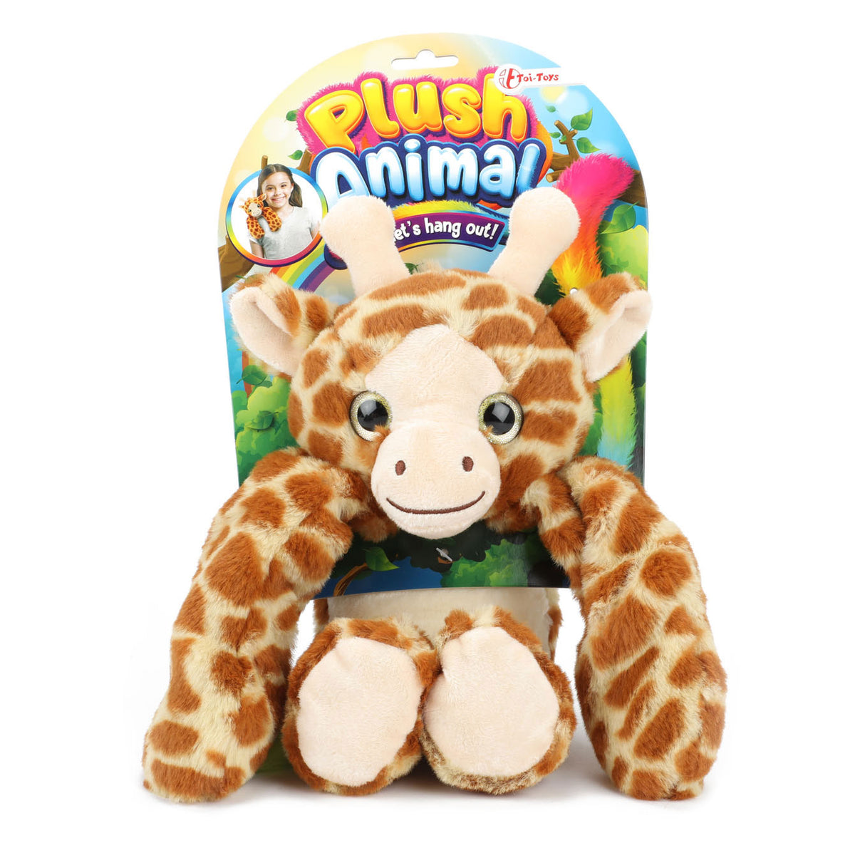Toi-toys Giraffen-Kuscheltier mit beschwerten Armen