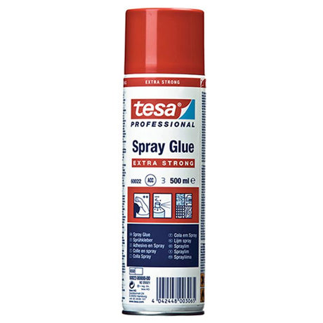 Tesa Professional 1059263 – Tesa Klebespray extra stark 500 ml | 6 Stück