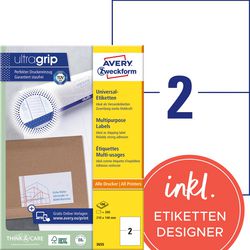Avery universele etiketten 3655 210x148mm