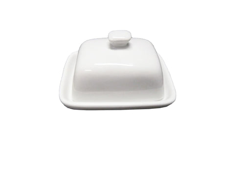 Küchenutensilien Butterdose aus Porzellan 10x7,5x5cm