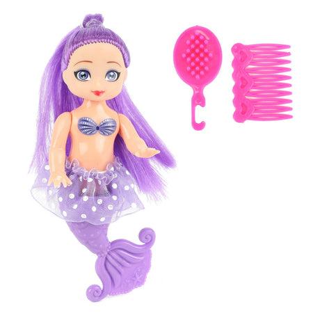 Toi-toys Toi Toys Meerjungfrauen Meerjungfrauenpuppe 12 cm mit 2 Kämmen