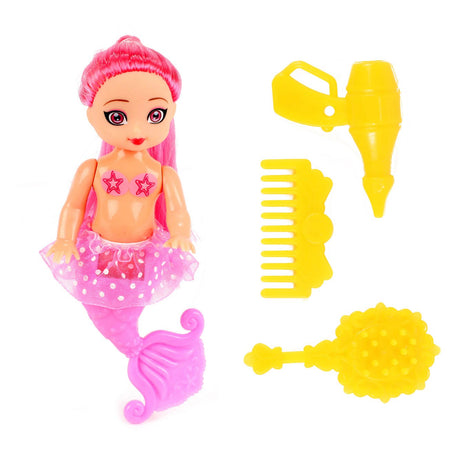 Toi-toys Toi Toys Meerjungfrauen Meerjungfrauenpuppe 12 cm mit 2 Kämmen