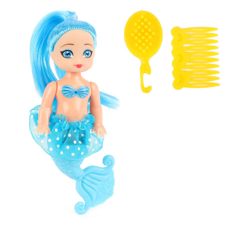 Toi-toys Toi Toys Meerjungfrauen Meerjungfrauenpuppe 12 cm mit 2 Kämmen