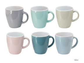 Svenska Living Senseo Becher 160 ml, Karton mit 6 Stück, einfarbig (7 x 7 x 8 cm)