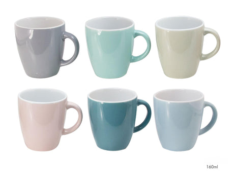 Svenska Living Senseo Becher 160 ml, Karton mit 6 Stück, einfarbig (7 x 7 x 8 cm)