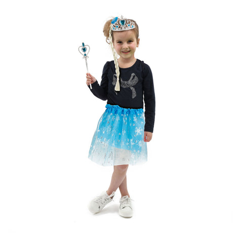 Toi-toys Eisprinzessin mit Tutu, Tiara und Prinzessinnenstab
