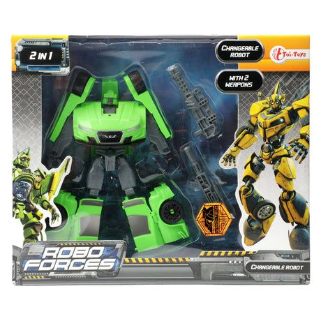 Roboforces wechselnder Roboter-Sportwagen