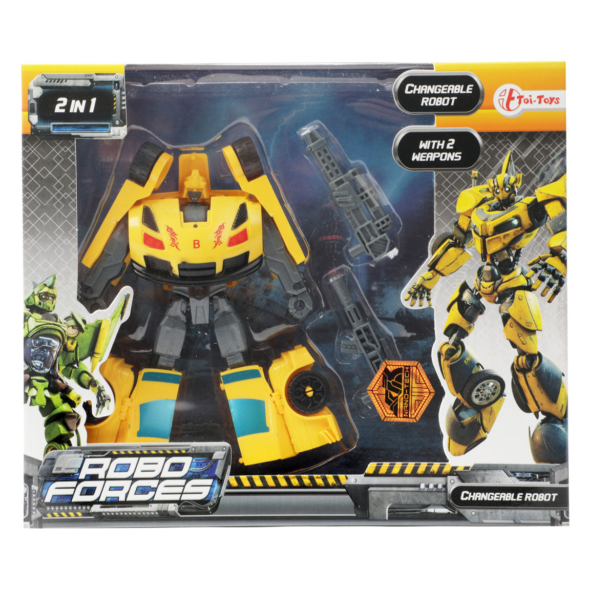 Roboforces wechselnder Roboter-Sportwagen