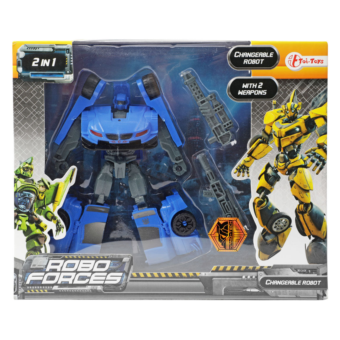 Roboforces wechselnder Roboter-Sportwagen